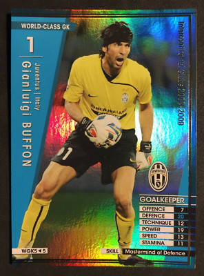 2008-09 Panini WCCF World Goalkeeper Gianluigi Buffon Juventus