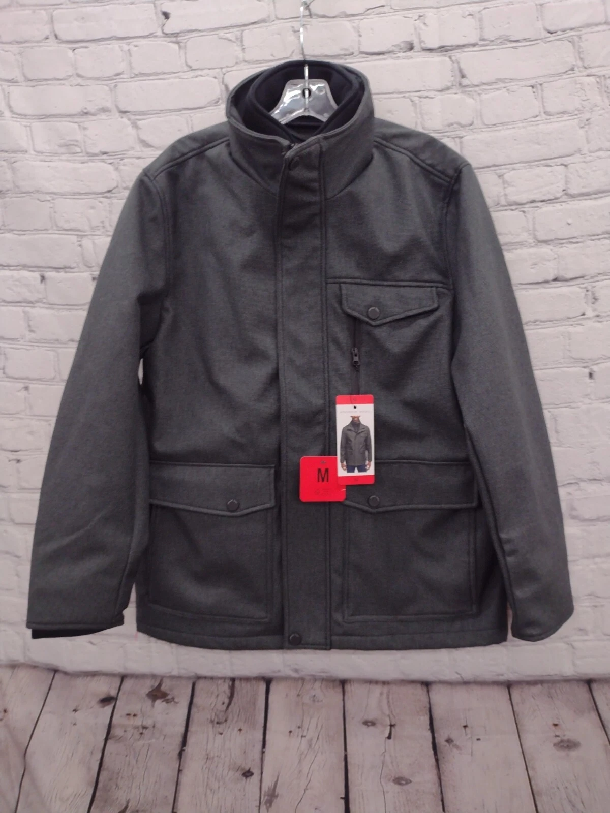 Andrew Marc Black Mens Jacket Medium
