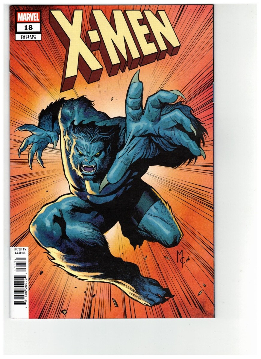 X-Men #18 (2025) VF 1:25 Coccolo Variant Beast Marvel Comics SCANS