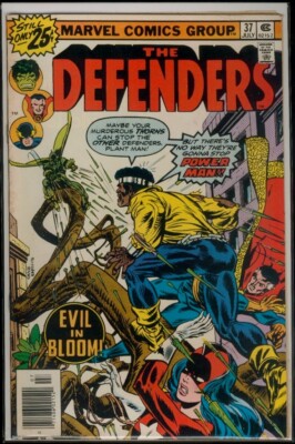 Marvel Comics The DEFENDERS #37 Dr Strange Hulk Nighthawk VG/FN 5.0