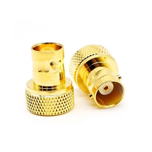 2x SMA Male Plug to BNC Female Jack RF Coaxial Adapter Connector - Picture 2 of 6