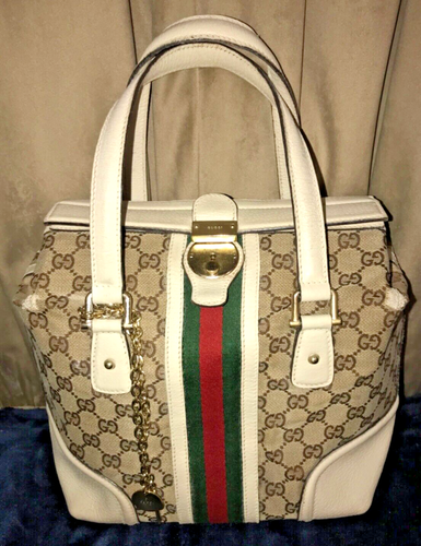 Gucci Monogramm Canvas Schatz Boston Tasche gebraucht - Bild 11 von 18