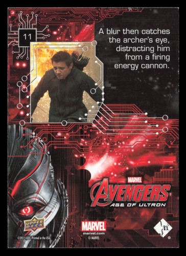 2015 Upper Deck Marvel Avengers Age Of Ultron Movie Trading Cards You Pick READ - Picture 26 of 140