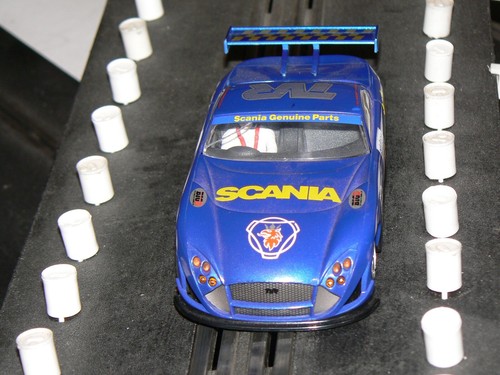 SCALEXTRIC C2278 TVR VELOCIDAD 12 #27 SCANIA REPARADO/COMPLETO/EN MUY BUEN ESTADO/LUCES/EXCELENTE - Imagen 2 de 16