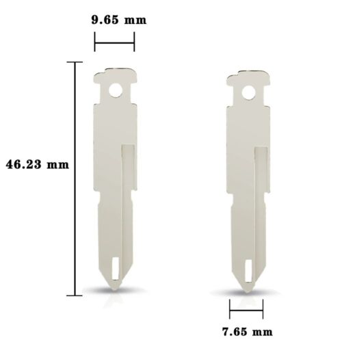 10Pcs lot Original Car Remote Blank Fob Key Blade For Renault Peugeot Citroen - Picture 3 of 18