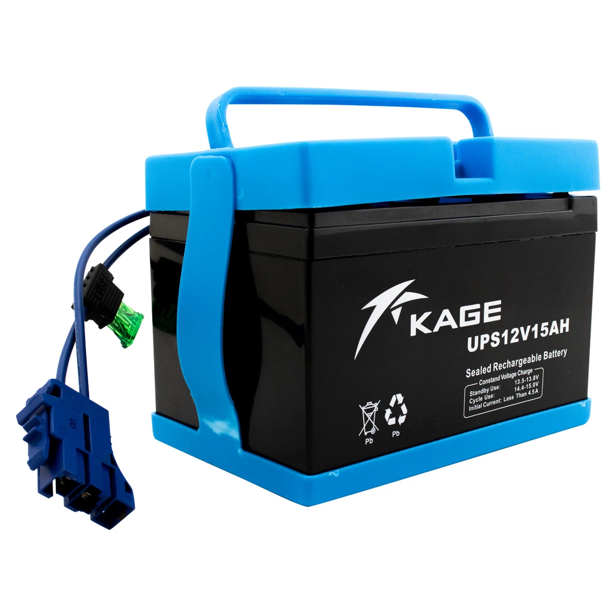 EBC Replacement 12V 15Ah Battery kit for Peg Perego Case John