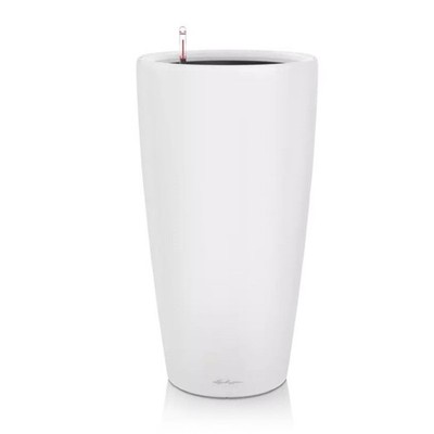 Lechuza Pflanzsäule Rondo Premium 40 weiß matt 15746