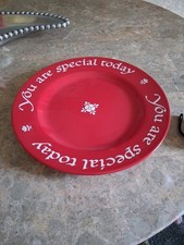 The Original Red Plate Co You Are Special Today 10.5” Made in W. Germany 1979