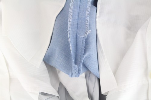 SUITSUPPLY Lazio Men's Suit UK36R Slim Wool Melange Light Blue 2-Piece * - Picture 15 of 18
