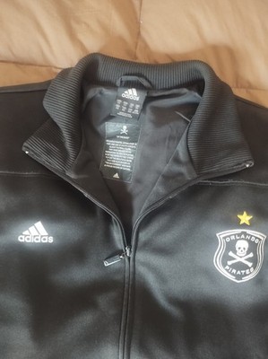 Adidas Orlando Pirates Jacket Black Full Zip Track Top Men's Size