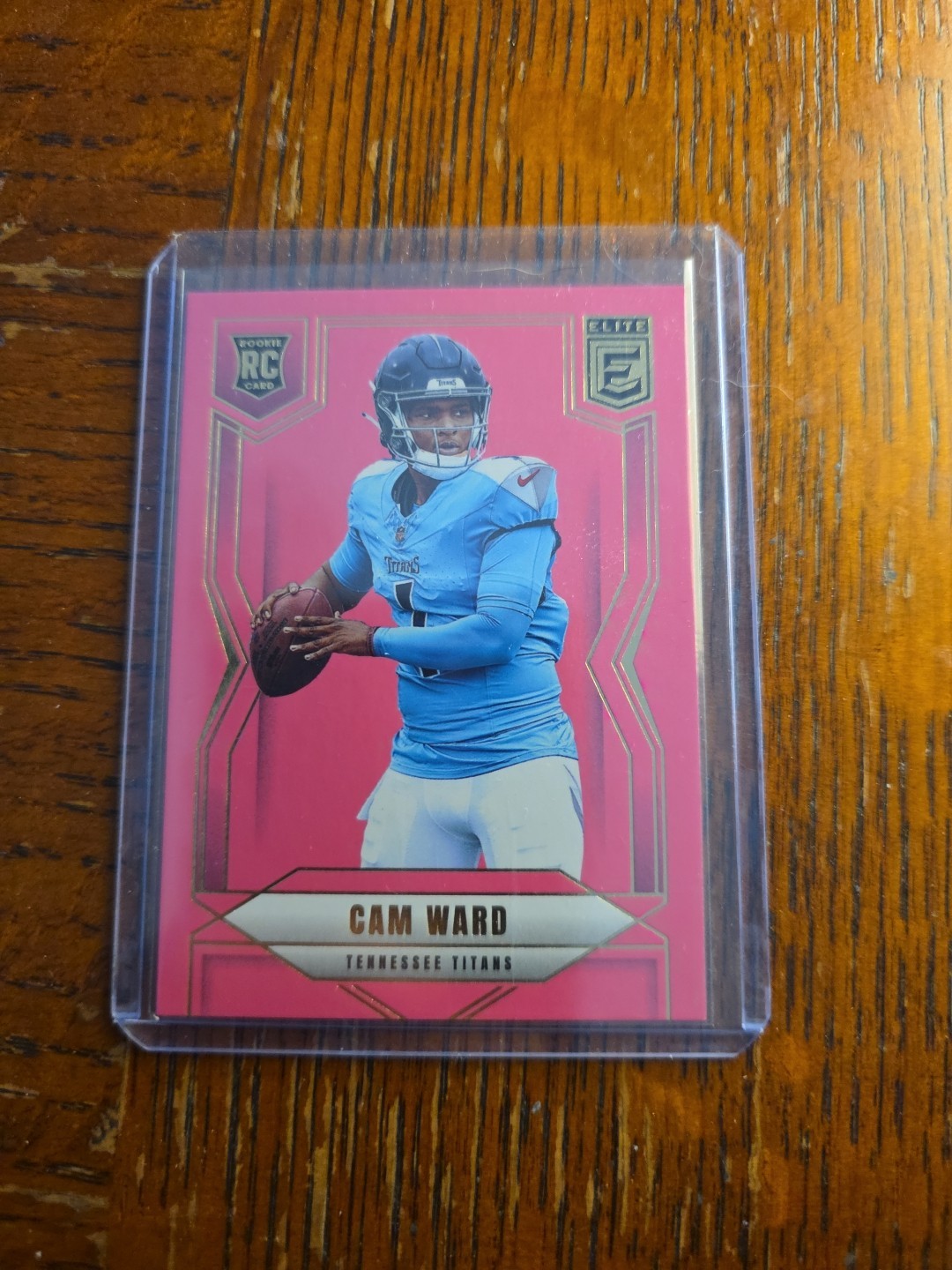2025 Panini Donruss Elite - Rookies Cameron Ward #101 Pink Ink (RC)