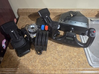 Logitech G Flight Simulator Yoke, Throttle Quadrant & Rudder Pedals
