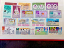 Briefmarken Kenia Tansania Uganda - verschiedene alte Ausgaben - gestempelt