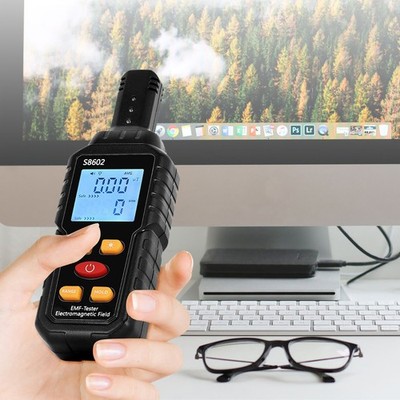 Digital LCD EMF Meter Electromagnetic Radiation Detector Tester