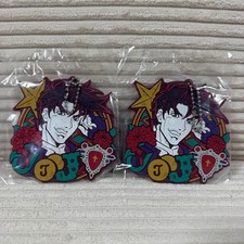Ichiban Kuji JoJo  s Bizarre Adventure THE JOJO WORLD J Prize Rubber Charms Set N
