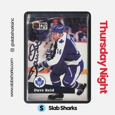 1991 PRO SET #229 DAVE REID IN PERSON AUTO - NO COA