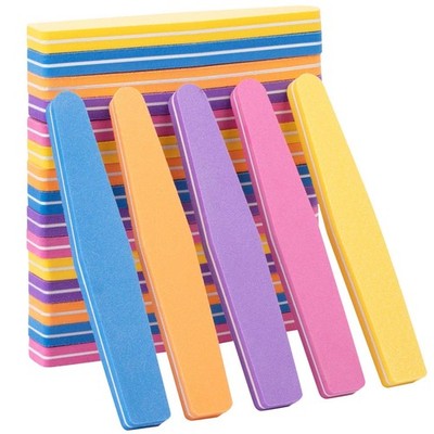 20 Pieces Nail Buffer Block Sponge Nail File Washable Double Sided 100/180 Sa...