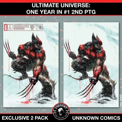 ULTIMATE UNIVERSE ONE YEAR IN #1 IVAN TAO Trade & Virgin Set 2ND Printing NM