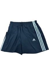 Adidas 3 Stripe Chelsea Shorts Black White Size M Athletic