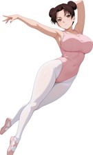 Tenten Ballet Pose Vinyl Car Decal Sticker 7