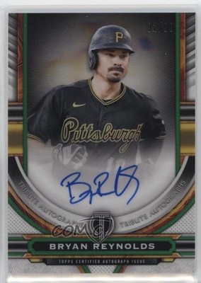 2023 Topps Tribute Green 91/99 Bryan Reynolds #TA-BR Auto 01lu