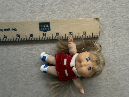 Cabbage Patch Doll Mini 4” Doll Long Blonde Hair