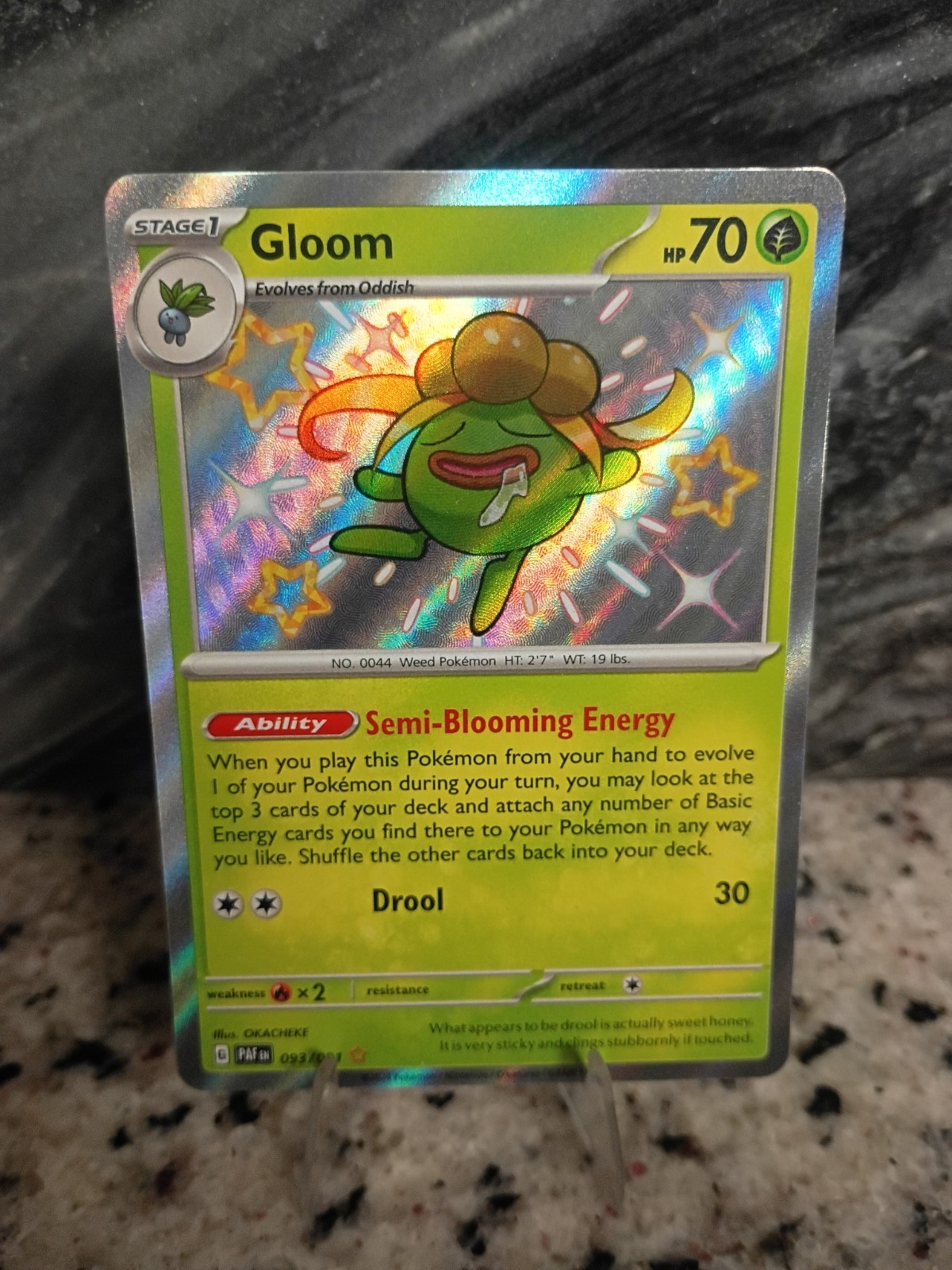 Gloom 093/091 Sv: Paldean Fates Baby Shiny - Near Mint
