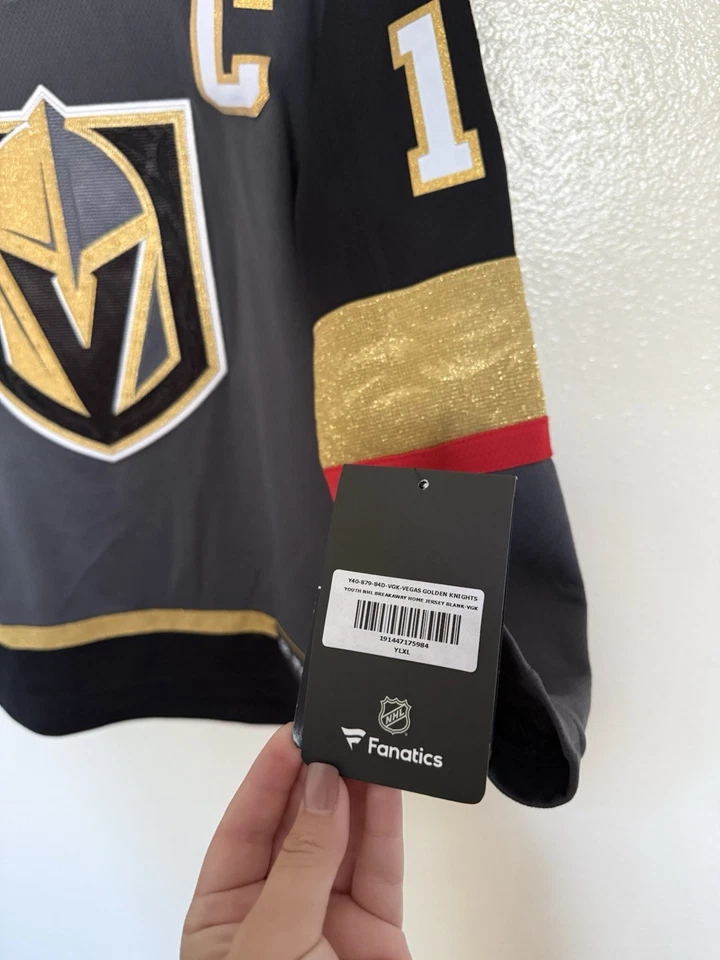 Новый с Ярлыками Golden Knights Джерси размер молодежи XL - Изображение 3 из 4