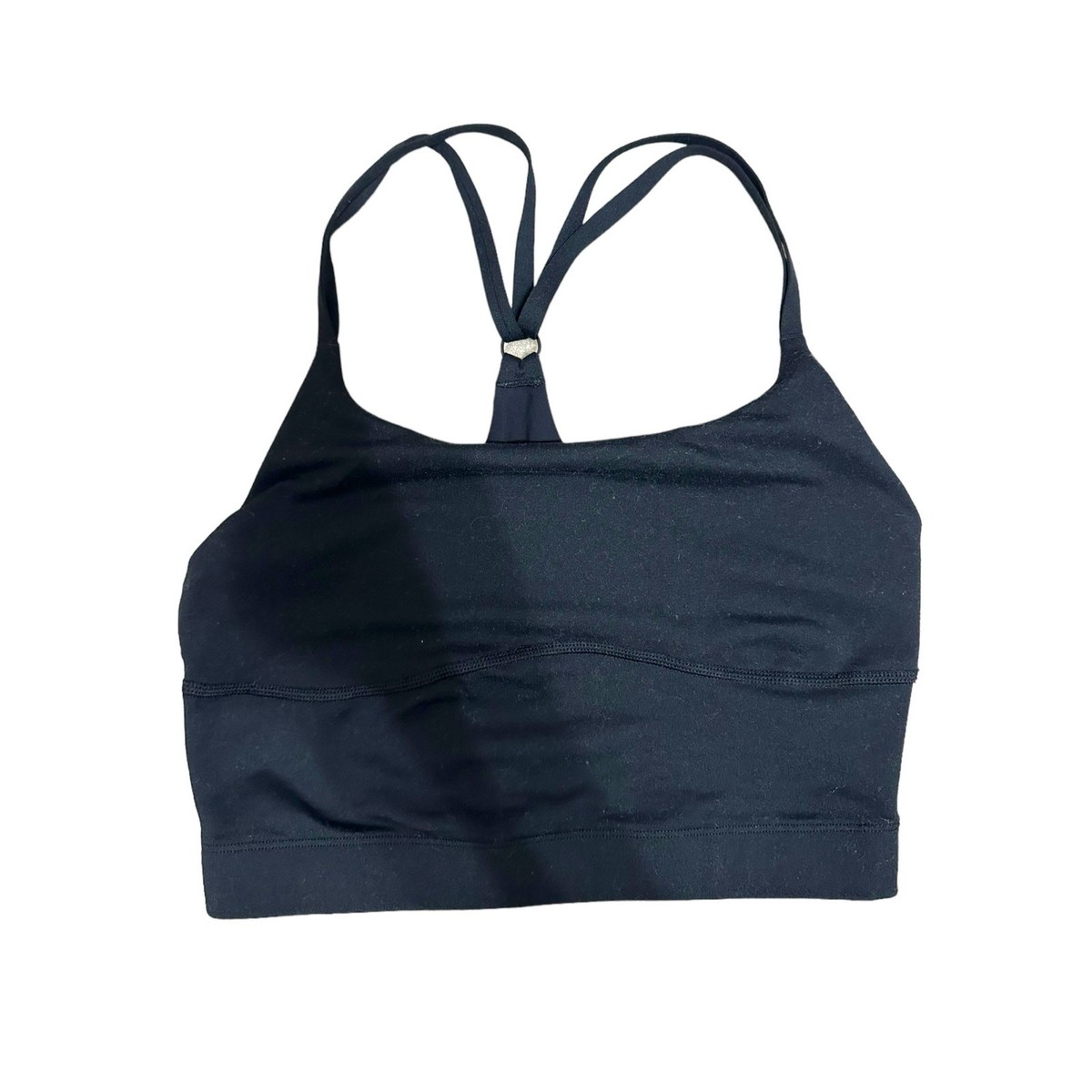 Outdoor Voices flow freeform crop top in black Size Small