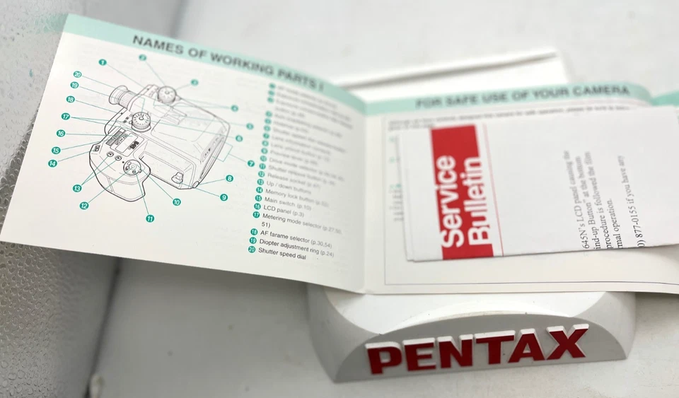 Instrucciones Pentax para cámara 645N Foto 3 de 3