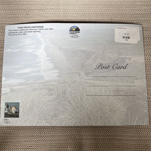 Point Reyes Lighthouse California Postcard Unused Aerial - Picture 3 of 5