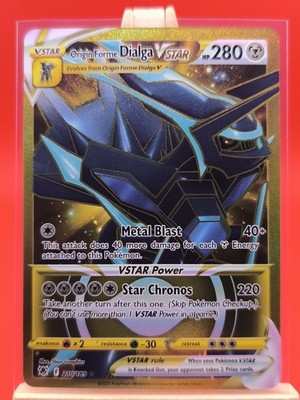 Origin Forme Dialga VSTAR 210/189 Astral Radiance Gold Secret Rare Pokemon  Card | eBay