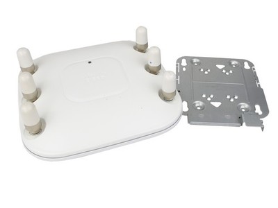Cisco Access Point AIR-CAP3502P-E-K9 802.11n No AC + Antennas, Wall Bracket