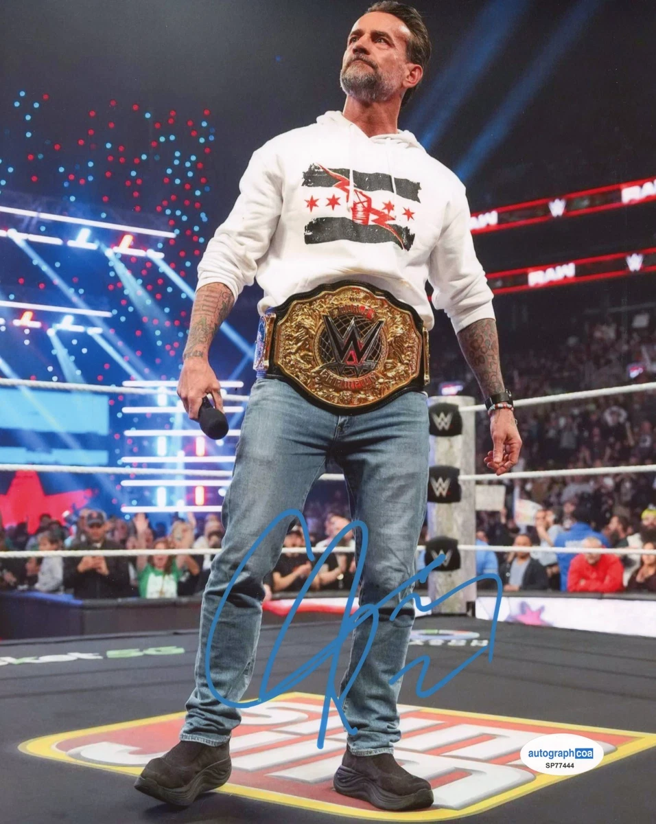 CM Punk Wrestling Original Autographed Items for sale | eBay