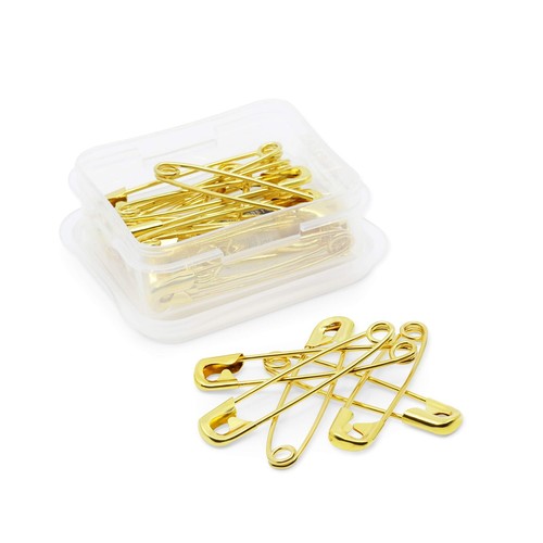Dritz 1466 Safety Pins, Brass, Size 3 (20-Count) - Afbeelding 4 van 5