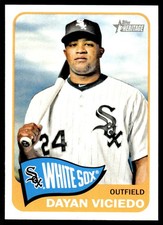 Dayan Viciedo 2014 Topps Heritage #175 White Sox MLB READ FREE SHIP AutographDen