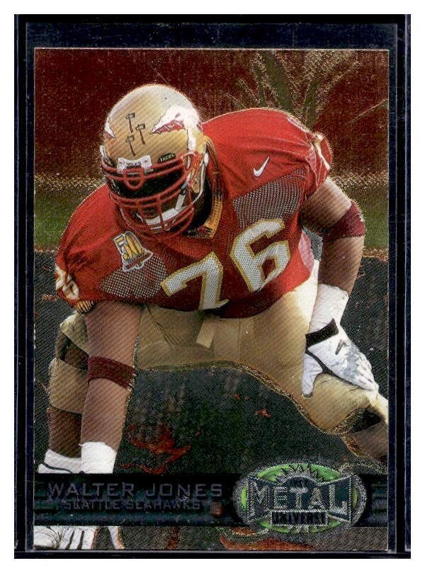 1997 Skybox Metal Universe - Walter Jones #185 (RC)