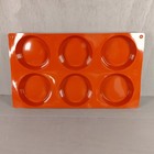 Silicone Muffin Top Pan 3 Pack egg molds for Breakfast Sandwiches 3 Inch Round