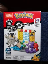 POKEMON: 114pc GALARIAN MEOWTH vs TOXEL Building Set Mega Construx Sealed