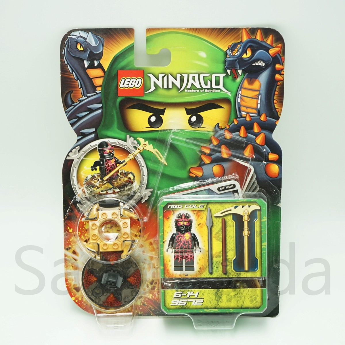 ゴダイゴ LEGO 9572 Ninjago Masters of Spinjitzu NRG COLE 2012 New but