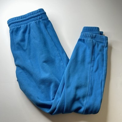 Aritzia TNA Blue Cozy Sweatfleece Boyfriend Sweatpant Women s Size M Medium