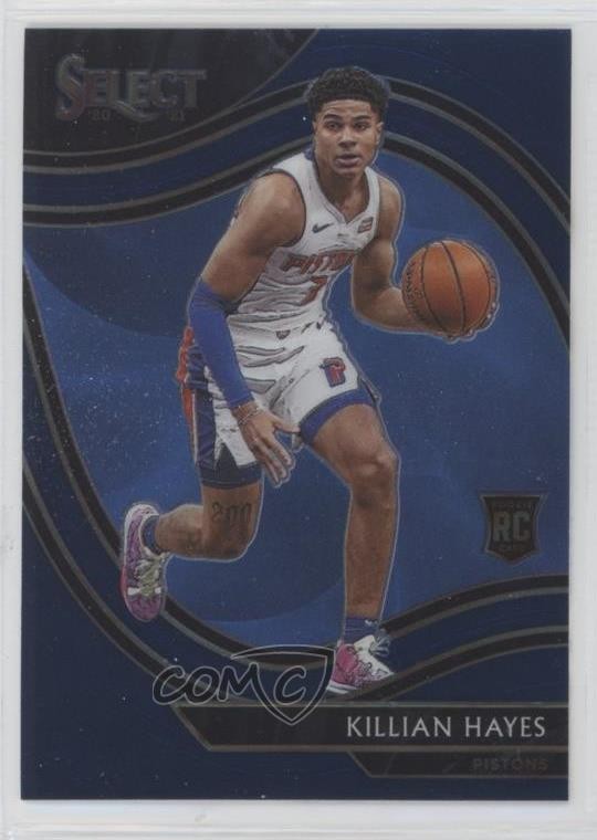 2020-21 Panini Select Courtside Retail Blue Killian Hayes #294 7a1