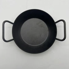 Lodge Manufacturing Company CRS8DLH Carbon Steel Skillet, 8", Black 8 Inch