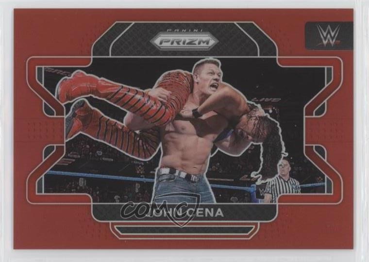 2022 Panini Prizm WWE Red Prizm 131/299 John Cena #45 11lk