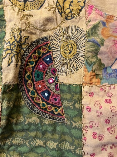 Raiment Fashions New York Shacket Womens Large Quilted Patchwork Artsy Lagenlook - Picture 7 of 12