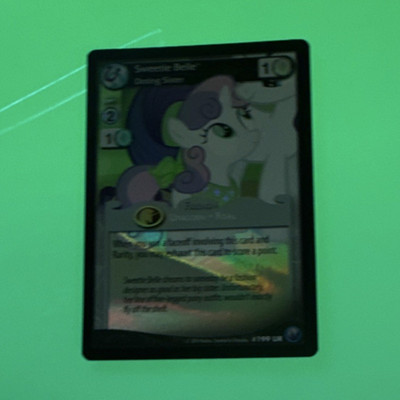 Enterplay Sweetie Belle Mane Character Marks in Time Foil Rare 10 Cost Card