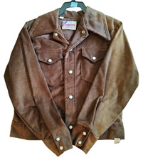 NWT Vintage Rappers size 12 brown corduroy kids blazer jacket pearlized buttons