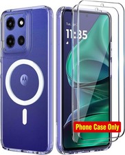 Clear Magnetic Case for Motorola Moto G Stylus 2025/2026 with Screen Protector X