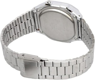 Casio A168 Digital Watch Gold Argyle Face Retro Style From Japan
