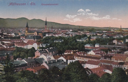 AK-Ansichtskarte - Mülhausen im Elsass, Gesamtansicht, ungelaufen
